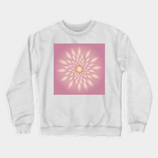 Floral background with vintage  flowers Crewneck Sweatshirt